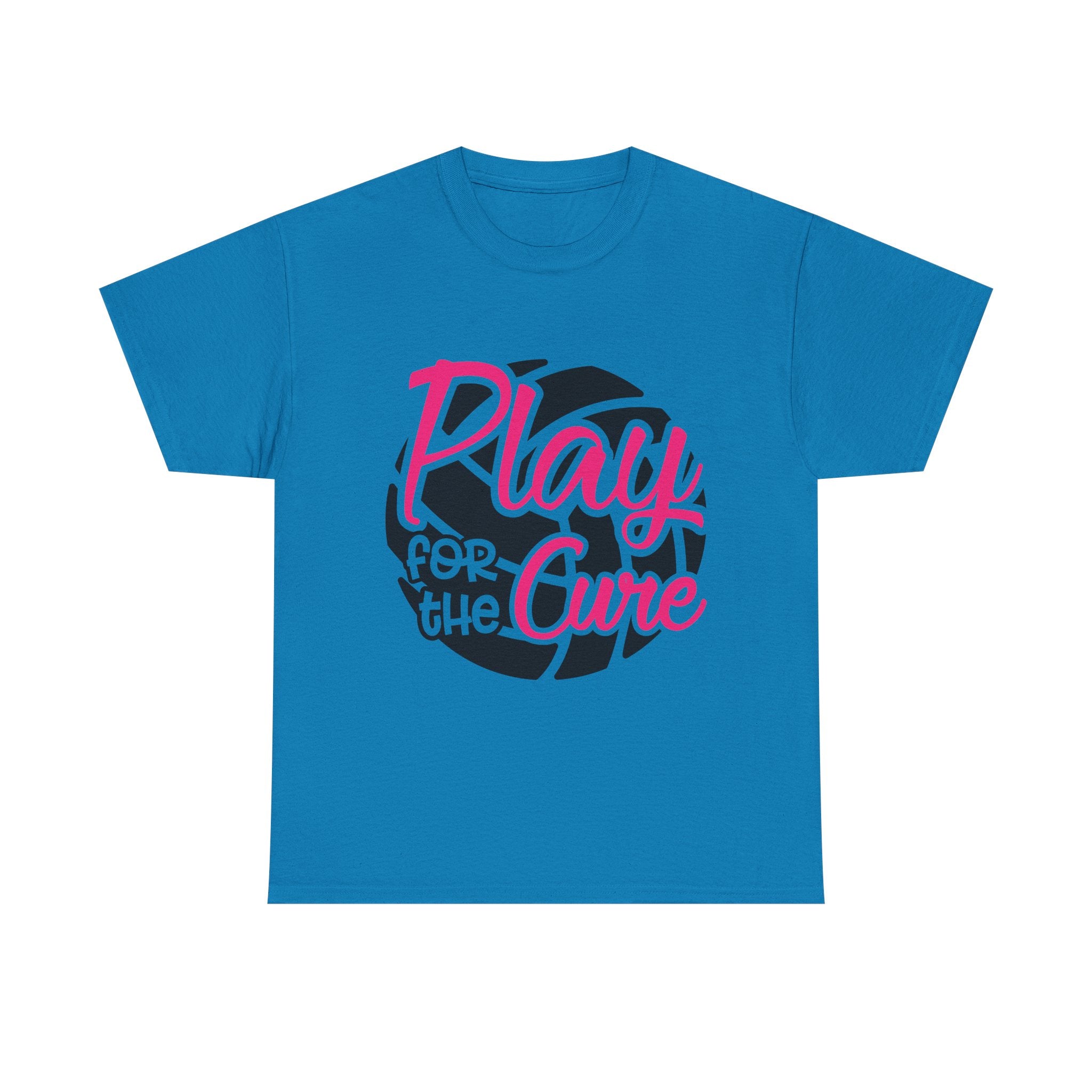 Unisex Motivational Sports Tee - "Play for the Cure" - Ideal for Team Events, Charity Runs, Sports Fans, Fitness Gifts, Casual Wear, [...]