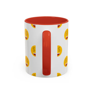 Smiles and dollars Accent Coffee Mug (11, 15oz)