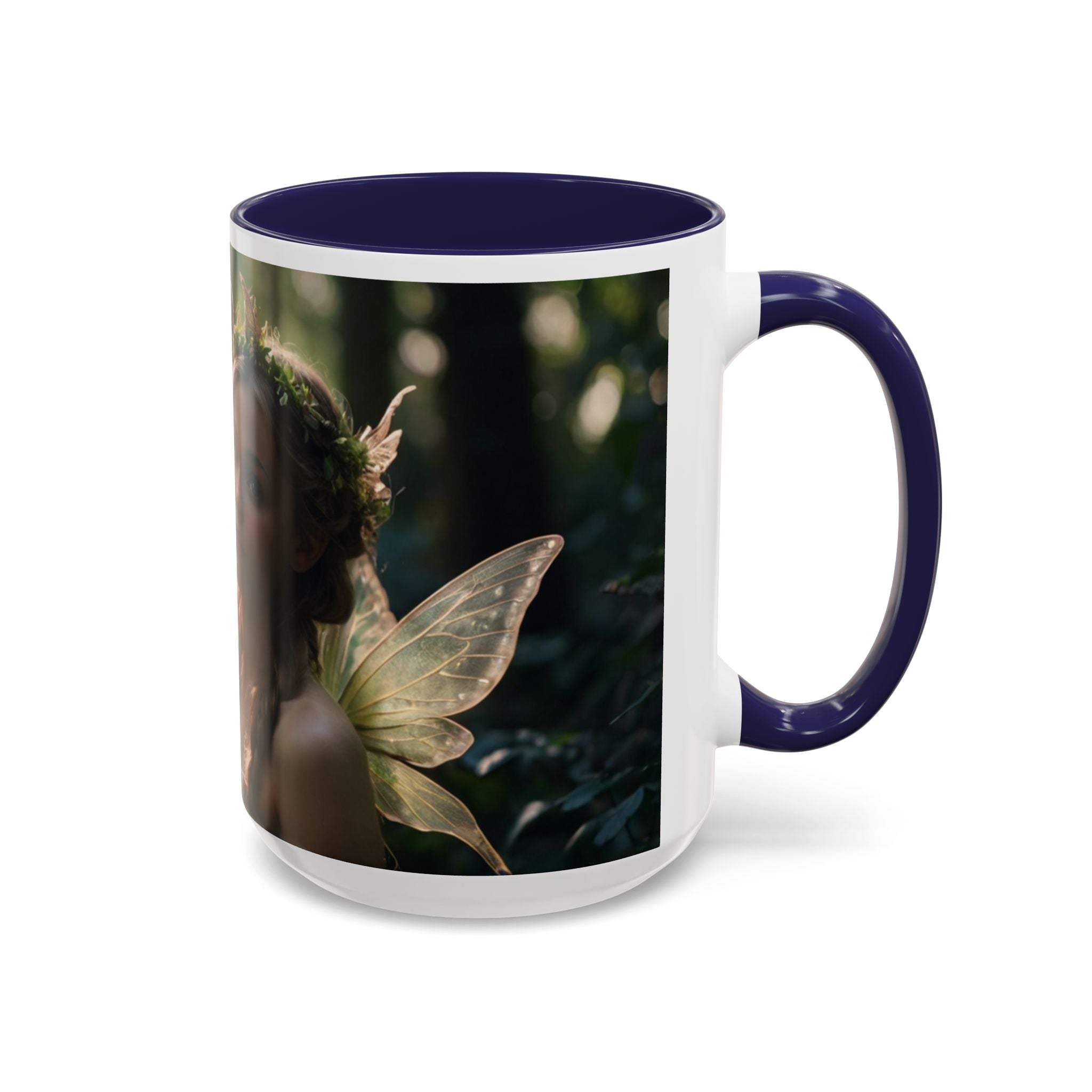 Fairy Forest Accent Coffee Mug - Enchanting Design for Nature Lovers