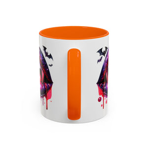 Gothic Vampire Coffee Mug, Halloween Mug, Dark Aesthetic, bats, Spooky Home Decor, Unique Coffee Cup