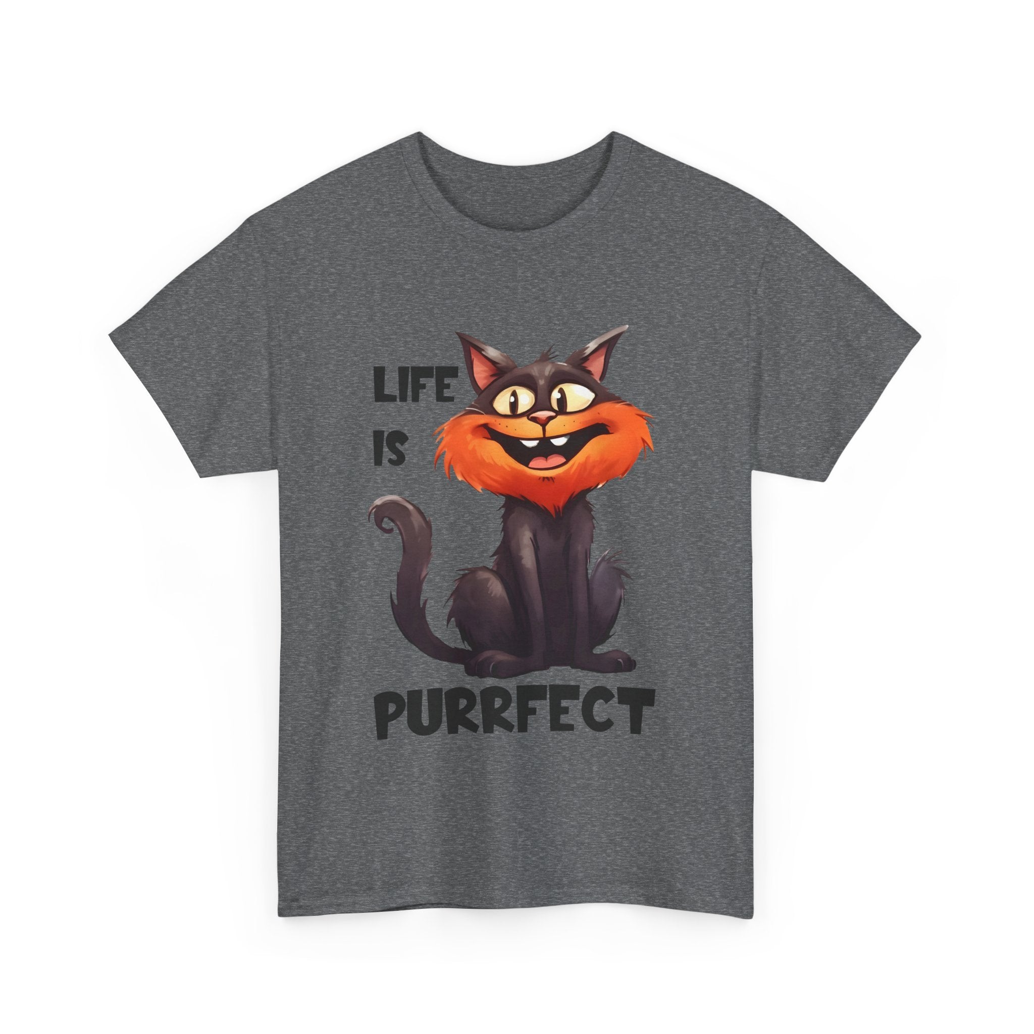Purrfect Cat Tee, Cute Cat Lover Shirt, Fun Unisex Cotton Top, Gifts for Cat Owners, Funny Pet T-Shirt, Birthday Gift Idea