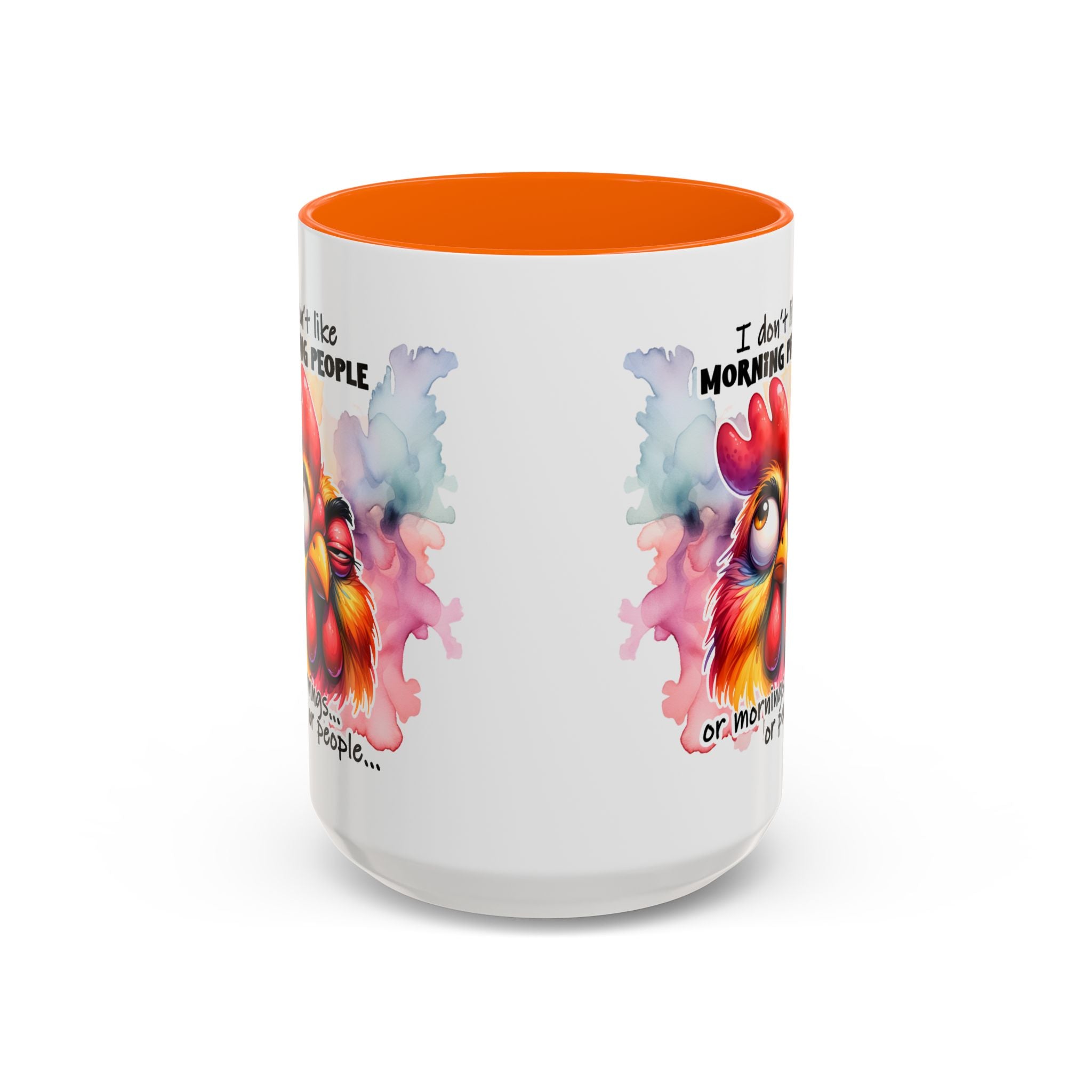 Funny Morning Coffee Mug, Rooster Mug, Gift for Coffee Lovers, Morning People, Humor Mug for Friends