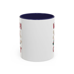 Warm & Cozy Holiday Accent Coffee Mug - Perfect for Winter Mornings, Christmas Gifts, Hot Beverage Lovers, Seasonal Decor, Cozy Vibes
