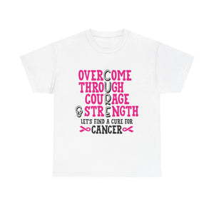Inspirational Cancer Awareness Tee, Unisex Cotton Shirt, Supportive Tee, Gift for Survivors, Breast Cancer Awareness, Strength and [...]