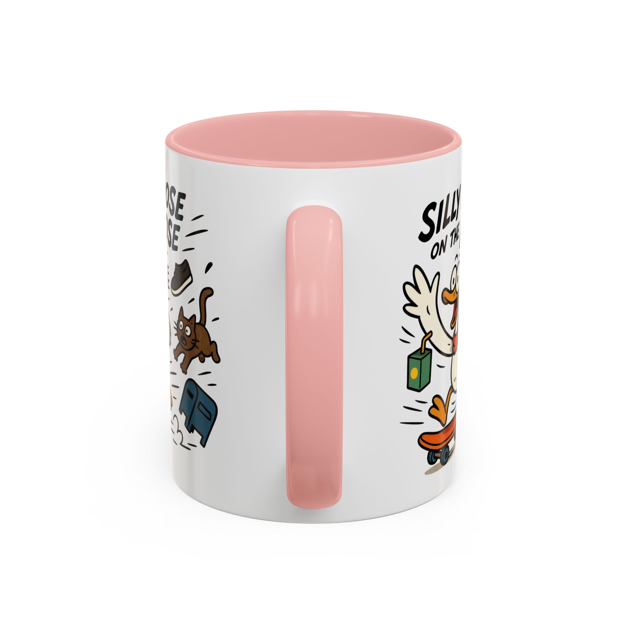 Silly Goose Coffee Mug - Fun Gift for Animal Lovers, Quirky Desk Decor, Inspirational Drinkware, Home & Office Tea Cups