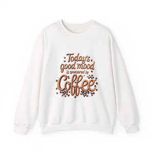 Coffee Mood Crewneck Sweatshirt - Cozy Gift for Coffee Lovers, Perfect for Birthdays, Holidays, Casual Days, Comfortable Wear
