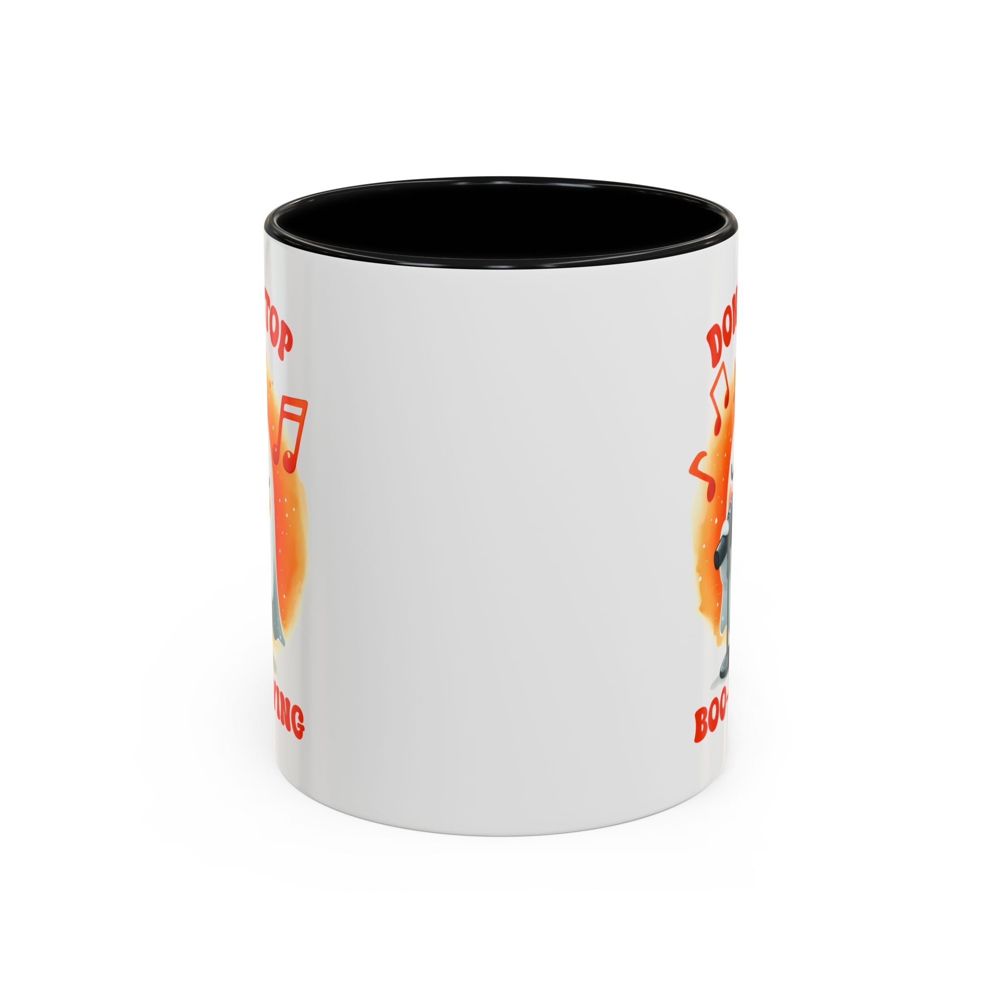 Ghost Coffee Mug, Perfect for Halloween, Fun Gift for Kids & Adults, Don't Stop Boo-lieving Mug, Caffeinated Spirits
