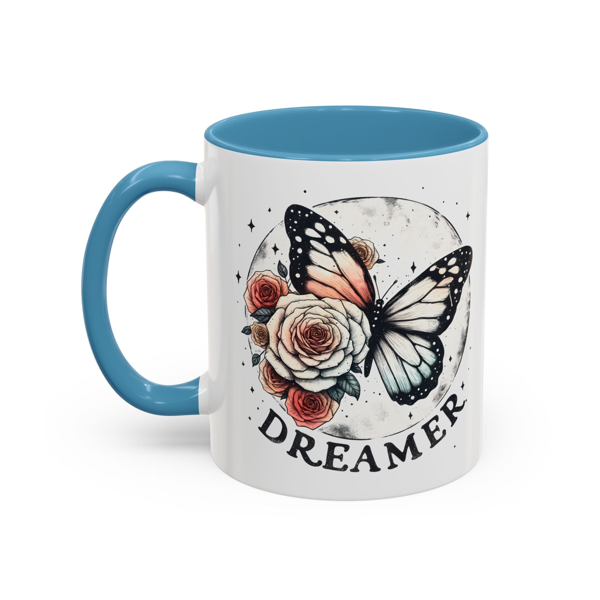Dreamer Butterfly Coffee Mug - Stylish Accent for Creatives positive vibe freedom nature lover