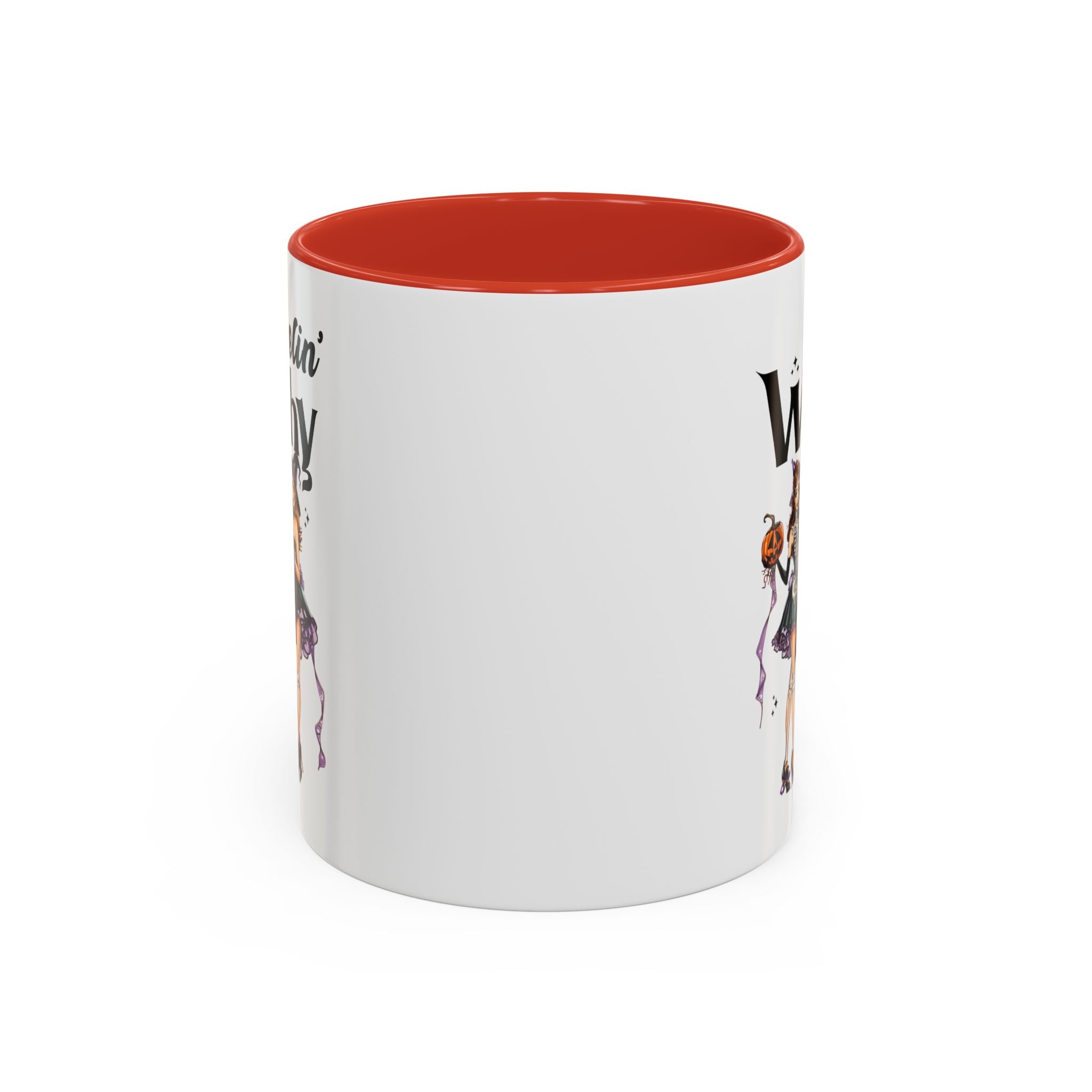 Witchy Accent Coffee Mug - Spooky Halloween Mug, Witchy Decor, Gift for Her, Fall Coffee Cup, Party Mug