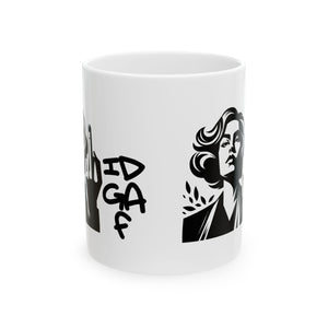 Sassy coffee Mug - IDGAF Coffee Cup, Funny Gift for Her, Sarcastic Tea Mug, Unique Office Present, Empowering Quote Drinkware