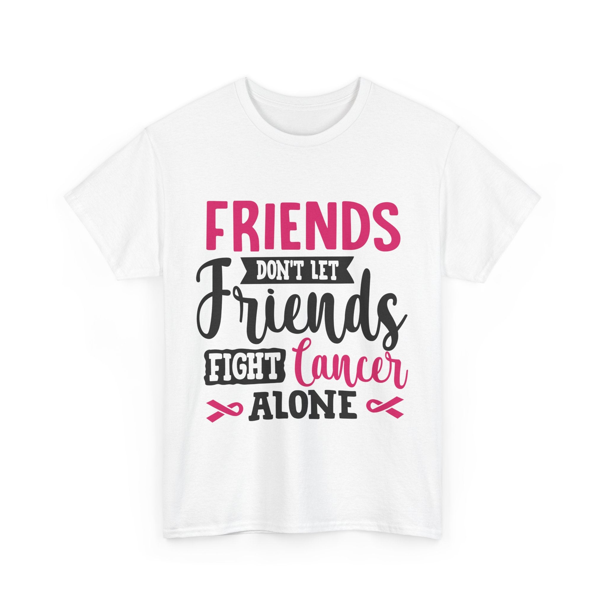 Unisex Cancer Awareness Tee, Support Friends, Fight Cancer Together, Inspirational Gift, Awareness Event Shirt