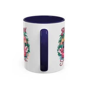 Feral Girl Summer Coffee Mug - Accent Design for Animal Lovers