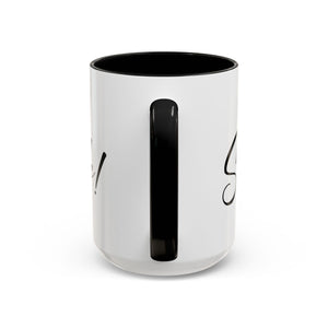 Inspirational Accent Coffee Mug - "You Make Me Smile!" - Perfect Gift for Friends & Family