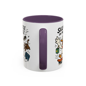 Silly Goose Coffee Mug - Fun Gift for Animal Lovers, Quirky Desk Decor, Inspirational Drinkware, Home & Office Tea Cups