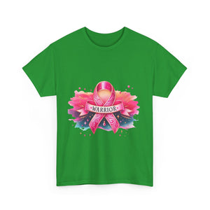 Breast Cancer Awareness Tee, Warrior T-shirt for Women, Inspirational Gift, Supportive Apparel, Pink Ribbon Shirt, Unisex Cotton Top