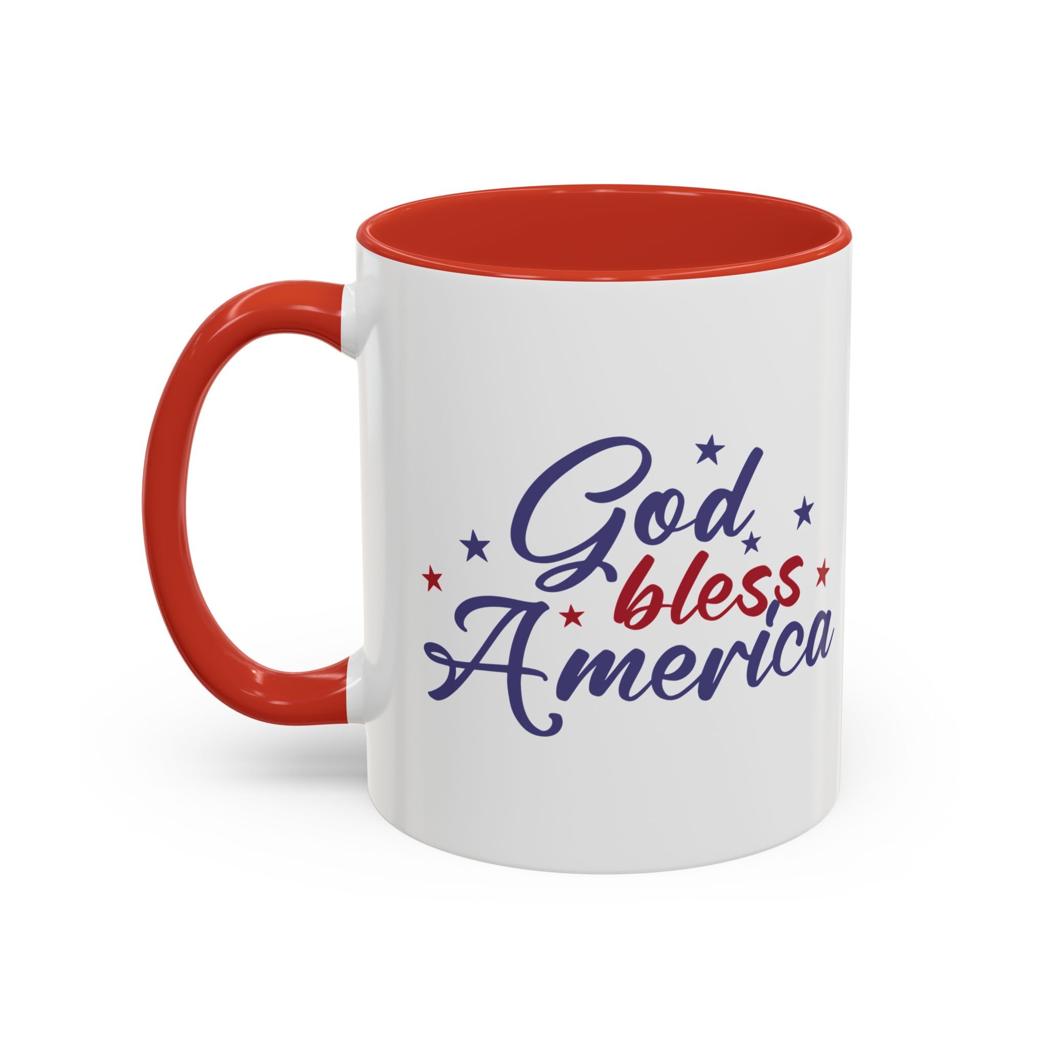 Patriotic Coffee Mug - God Bless America Design