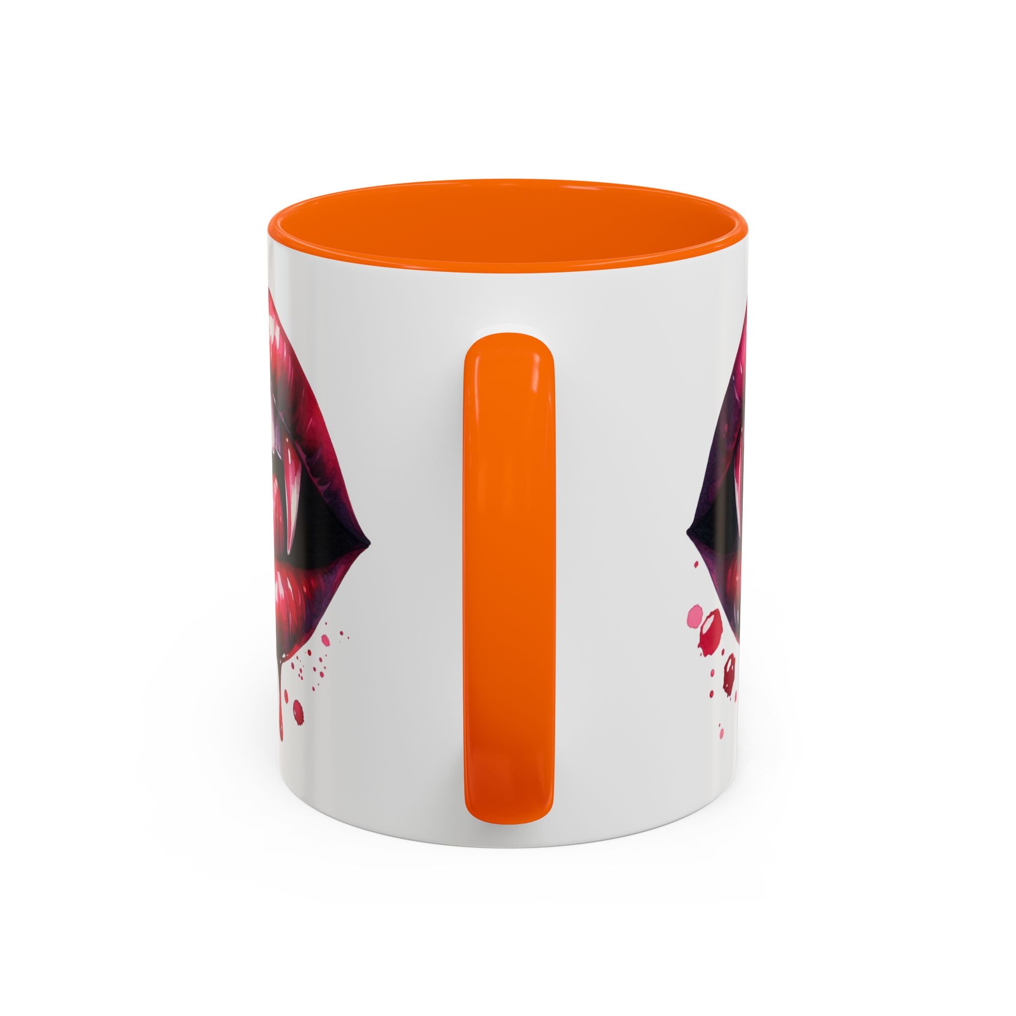 Gothic Vampire Teeth Coffee Mug – Perfect for Halloween, Spooky Occasions, Gift for Horror Lovers, Unique Accent Cup