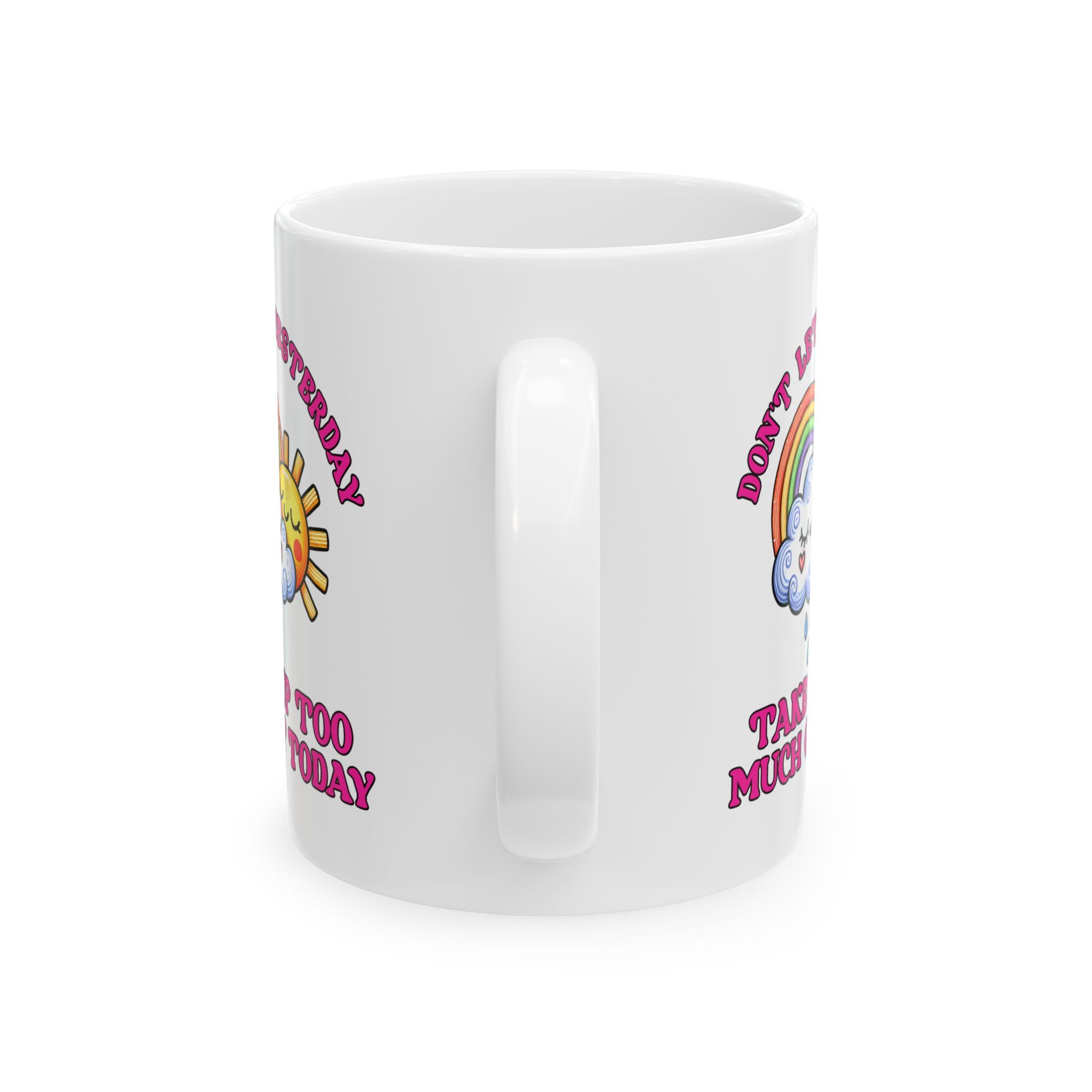 Cheerful Motivational coffee Mug - 11oz & 15oz, Inspirational Drinkware for Daily Motivation, Gift for Students, Sunshine Design
