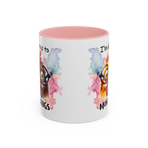 Funny Morning Coffee Mug, Gift for Coffee Lovers, Humorous Mug, Office Mug, Unique Cup for Mornings, Chicken Design