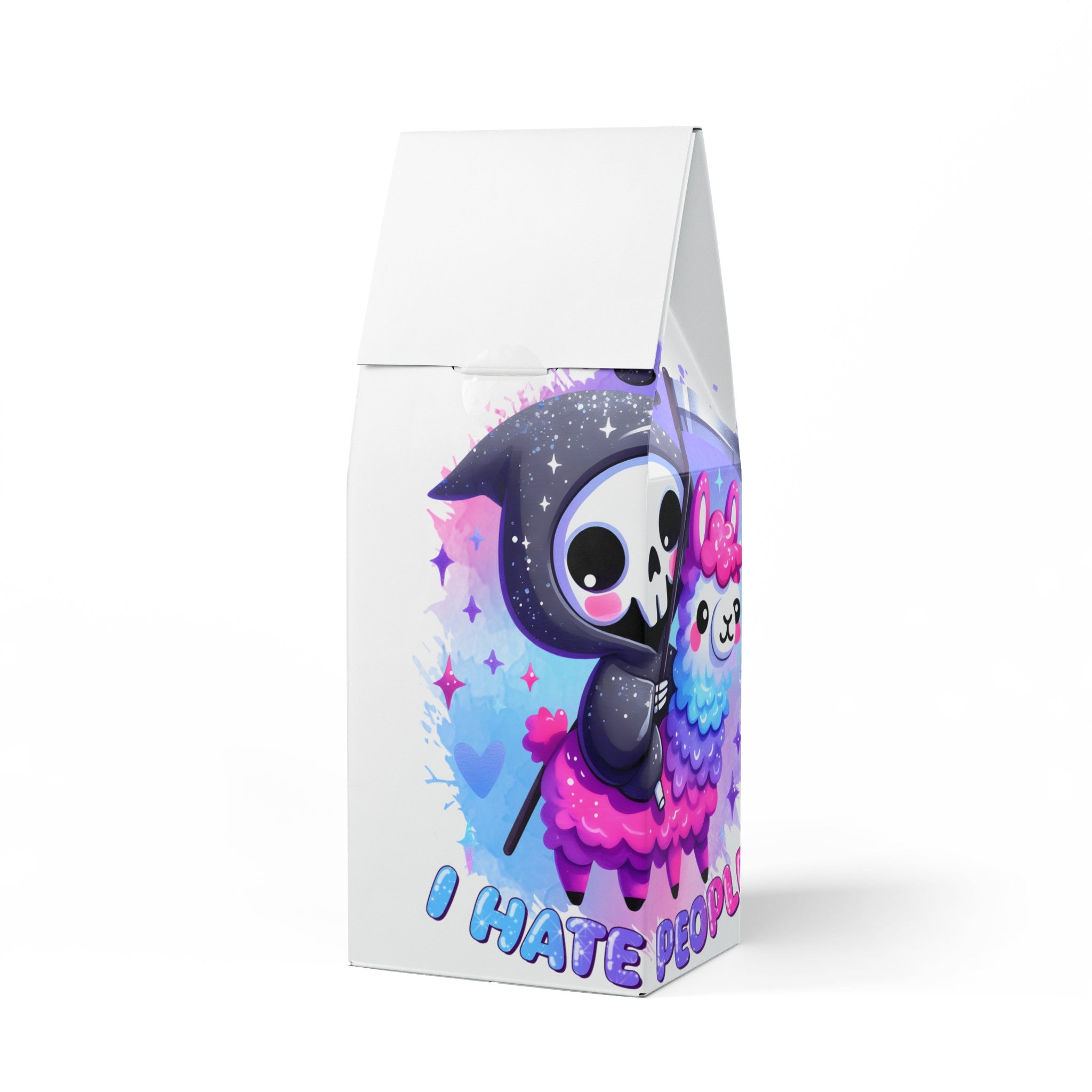 grim reaper I hate people art Colombia Single Origin Coffee (Light-Medium Roast) by mrdragonsfire