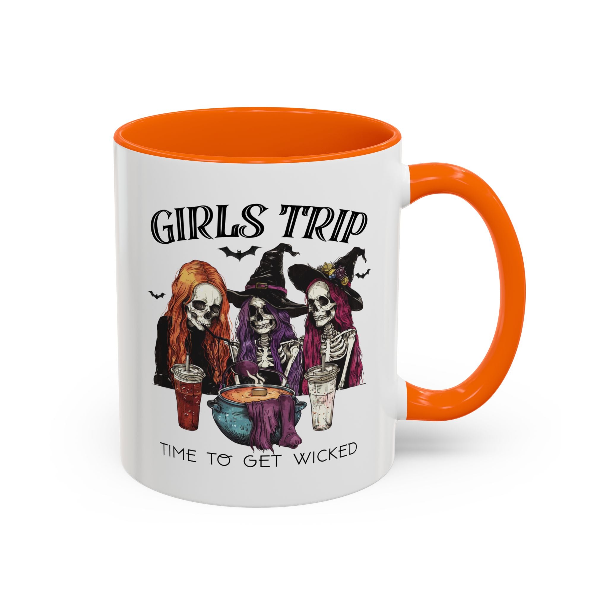 Wicked Girls Trip Coffee Mug, Halloween Gift, Spooky Vibes, Friends Gatherings, Witchy Decor, Fun Drinking Mug