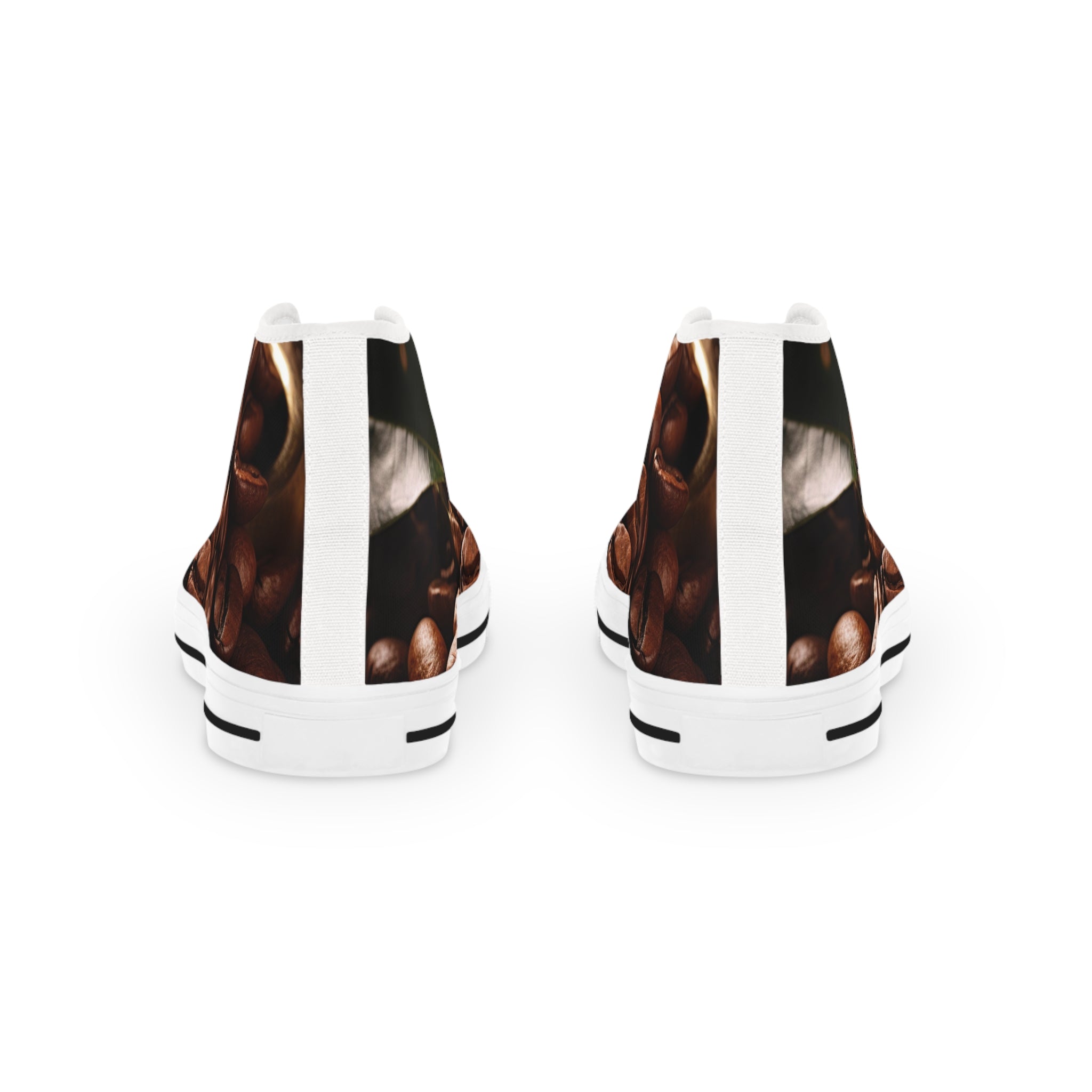 coffee bean lovers  Men's High Top Sneakers