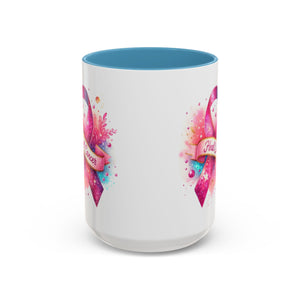 Inspirational Cancer Awareness Mug, Positive Affirmation Cup, Gift for Survivors, Supportive 11oz or 15oz Ceramic