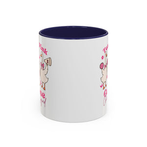 cancer awareness Team Pink Goose Cheer Squad Coffee Mug - Cute Animal Mug for Fun Gifts,   Home Decor/Office Use
