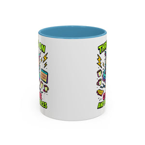 Thriving on Caffeine Mug | Funny Owl Coffee Cup | Gift for Coffee Lovers | Cute Kitchen Decor | Birthday, Holiday Gift