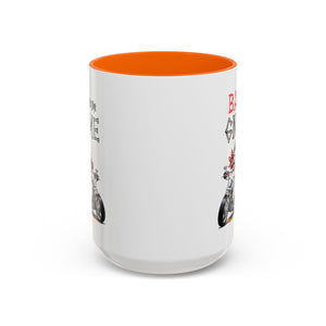 Bad to the Gnome Coffee Mug - 11oz & 15oz Accent Mugs for Bikers & Gnome Lovers