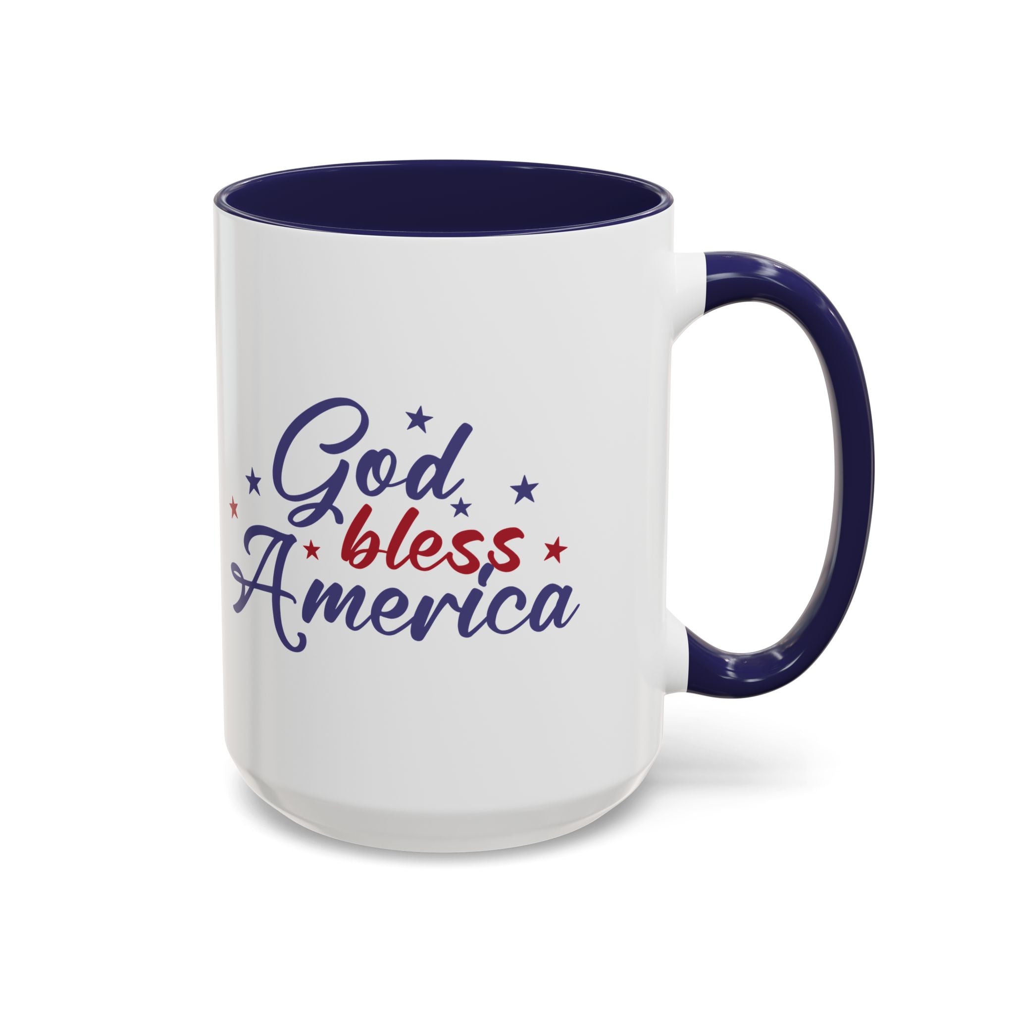 Patriotic Coffee Mug - God Bless America Design