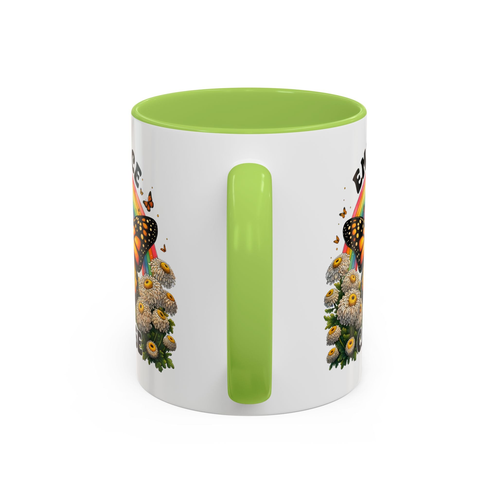 Embrace Change Butterfly Coffee Mug – Inspirational Gift for Nature Lovers