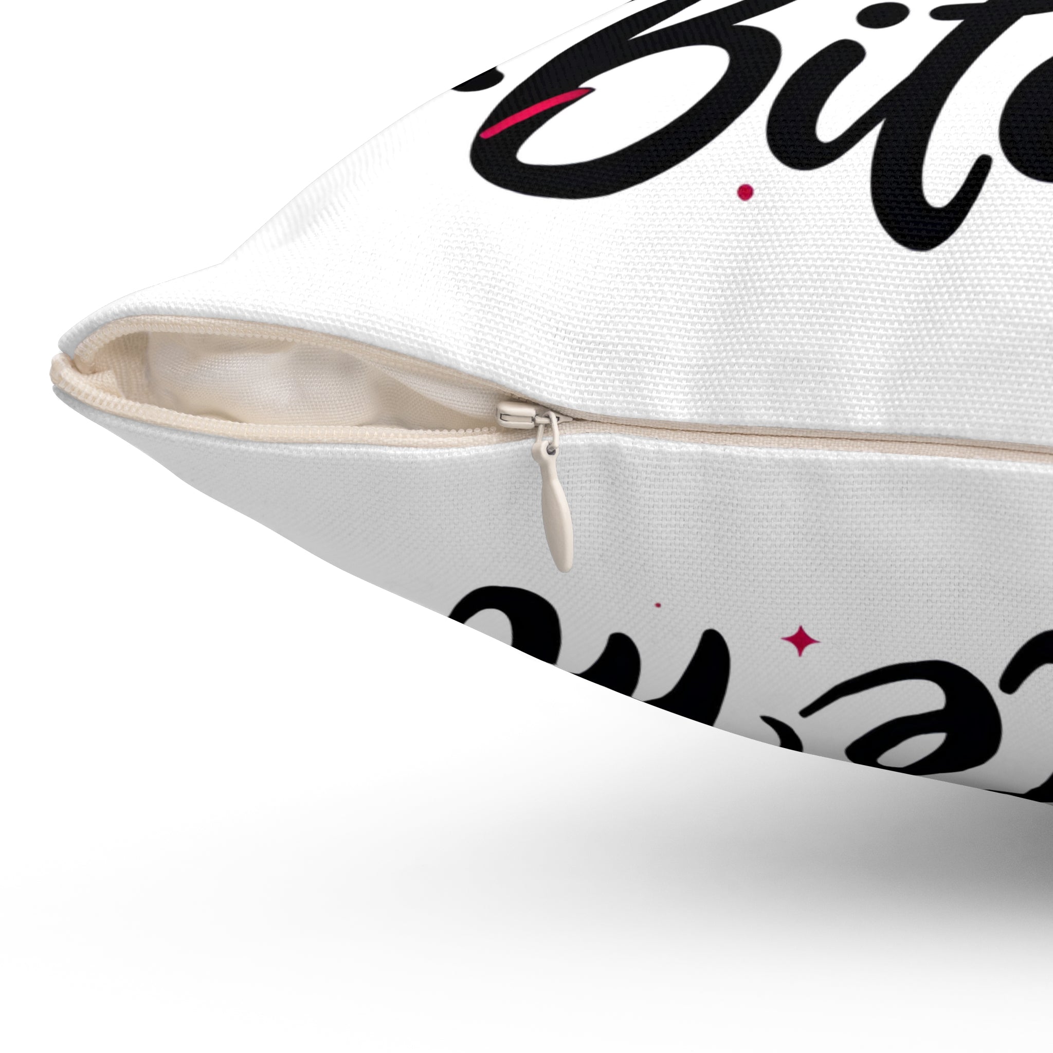 Vampire Bite Pillow — "Bite Me" Gothic Vampire Lips Decorative Throw Pillow