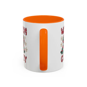 Warm & Cozy Holiday Accent Coffee Mug - Perfect for Winter Mornings, Christmas Gifts, Hot Beverage Lovers, Seasonal Decor, Cozy Vibes