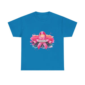 Breast Cancer Awareness Tee, Warrior T-shirt for Women, Inspirational Gift, Supportive Apparel, Pink Ribbon Shirt, Unisex Cotton Top