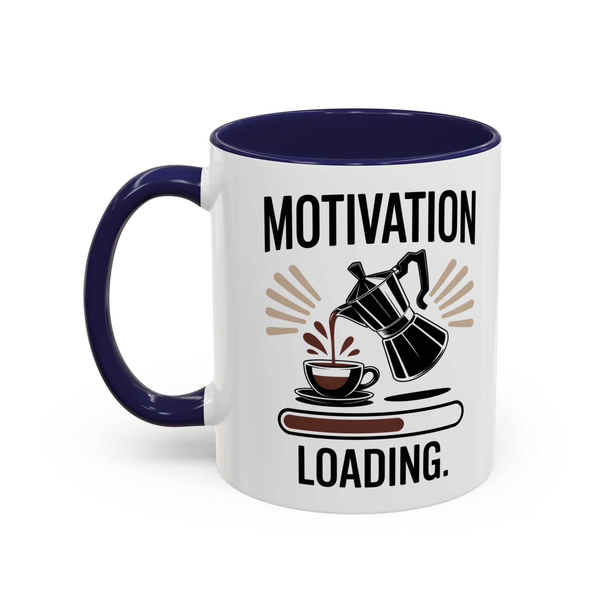 Motivation Loading Coffee Mug - Stylish 11oz & 15oz Accent Mug for Coffee Lovers
