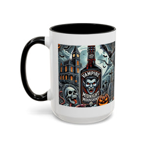 Gothic vampire Halloween Coffee Mug, Spooky Decor, Skull Design, Gift for Horror Lovers,  Party Essential, Unique Drinkware
