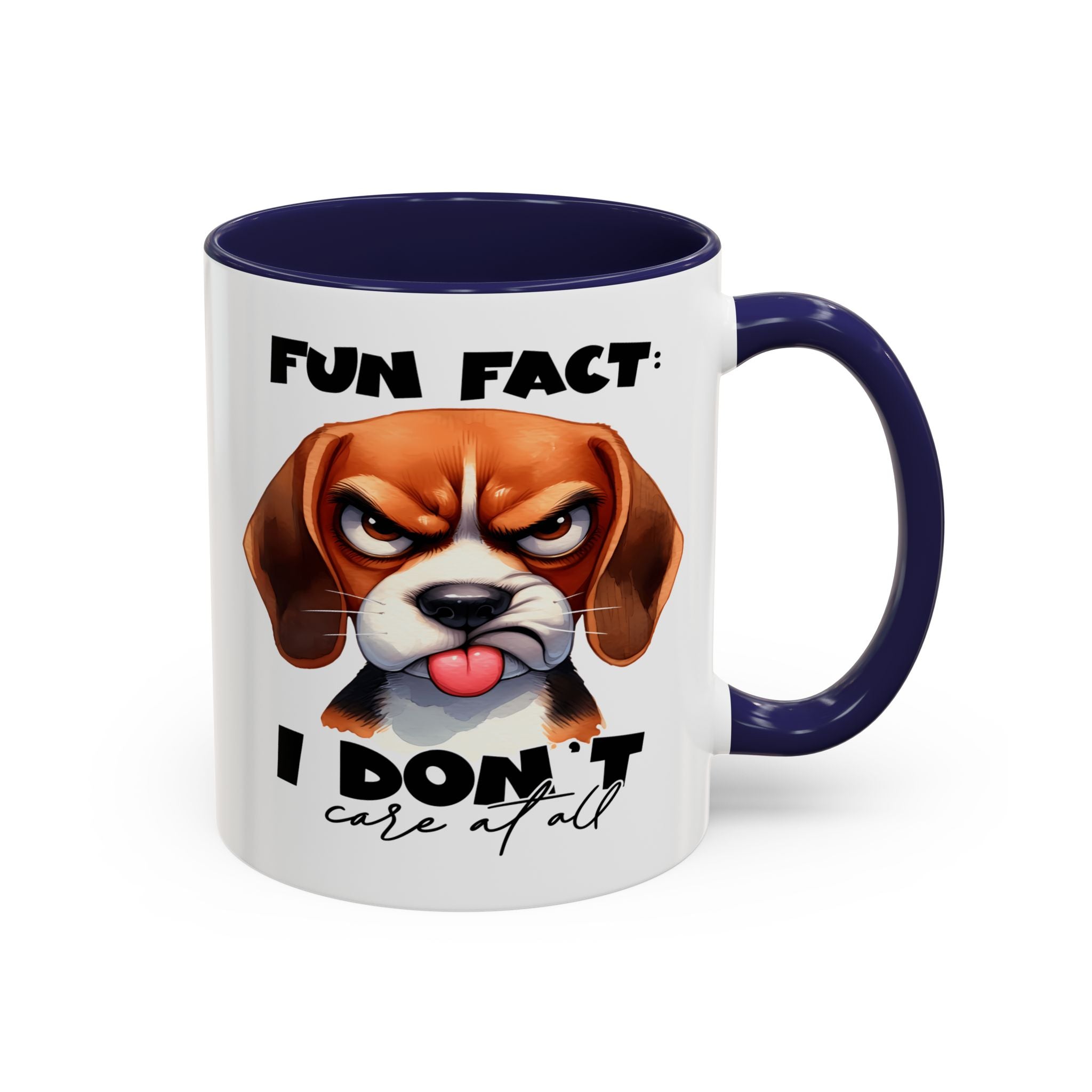 Funny Dog Accent Coffee Mug - Beagle Lover Gift, Pet Owner Present, Unique Animal Mug, Quirky Home Decor, Fun Fact Design