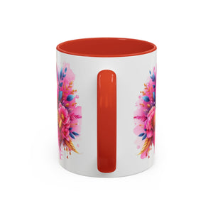 Inspirational Warrior Coffee Mug - Floral Design, Encouragement Gift, Cancer Awareness, Motivational Cup, Supportive Drinkware