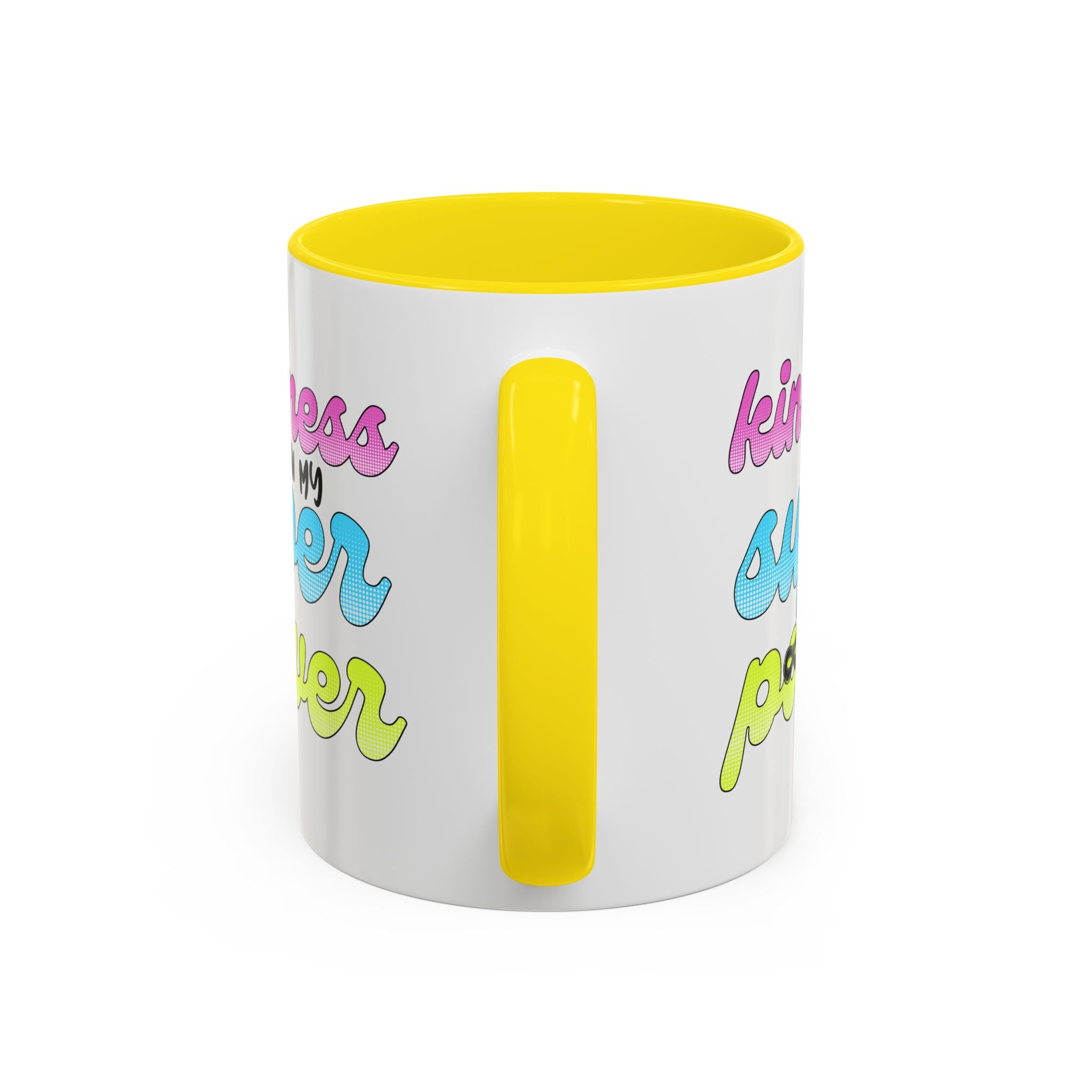 Kindness Superpower Coffee Mug, Inspirational Gift for Friends, Motivational Work Mug, Cute Drinkware for All Occasions, Unique