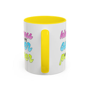 Kindness Superpower Coffee Mug, Inspirational Gift for Friends, Motivational Work Mug, Cute Drinkware for All Occasions, Unique
