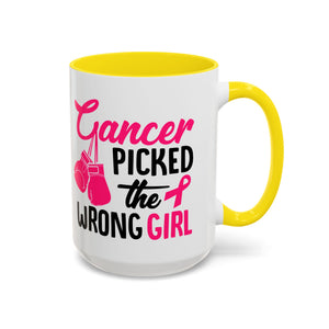 Empowering Cancer Warrior Mug, Coffee Cup for Fighters, Supportive Gift for Cancer Survivors, Inspiration for Awareness Events, [...]