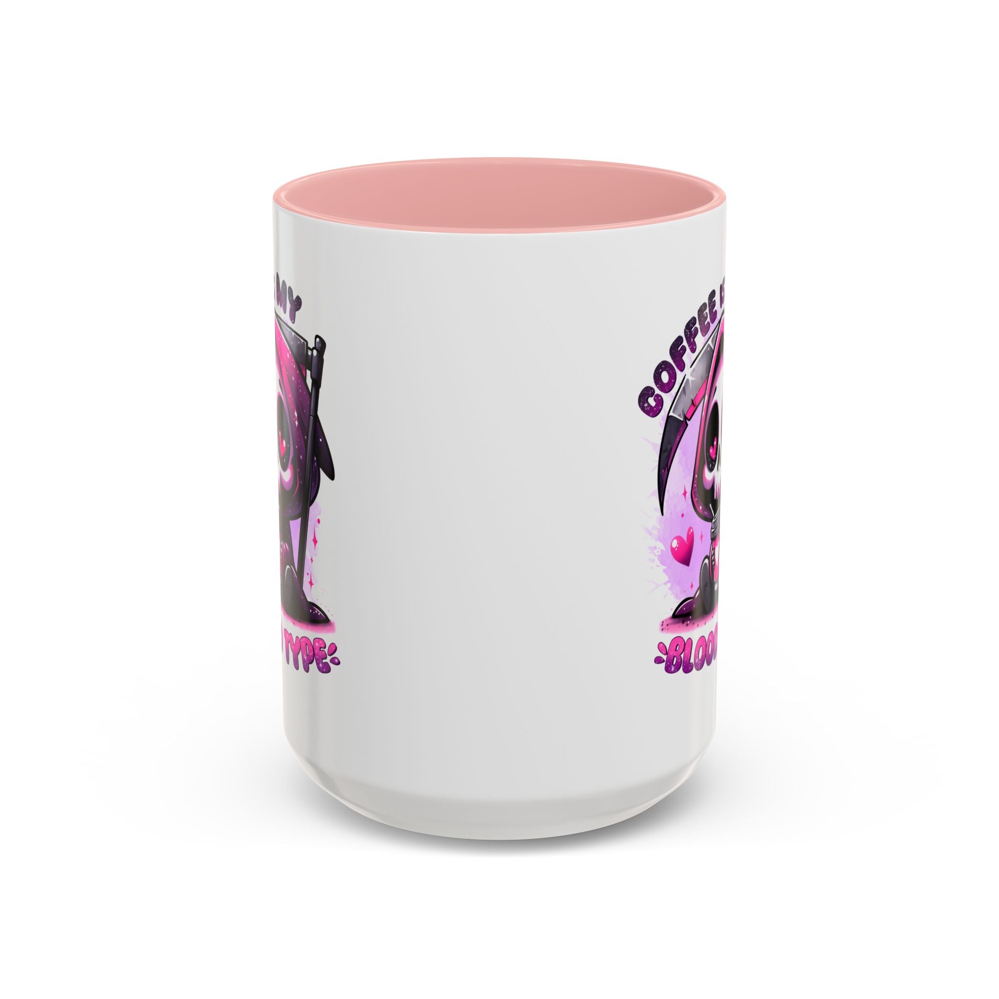 my blood type is coffee Accent Coffee Mug (11, 15oz) by abc school fundraiser