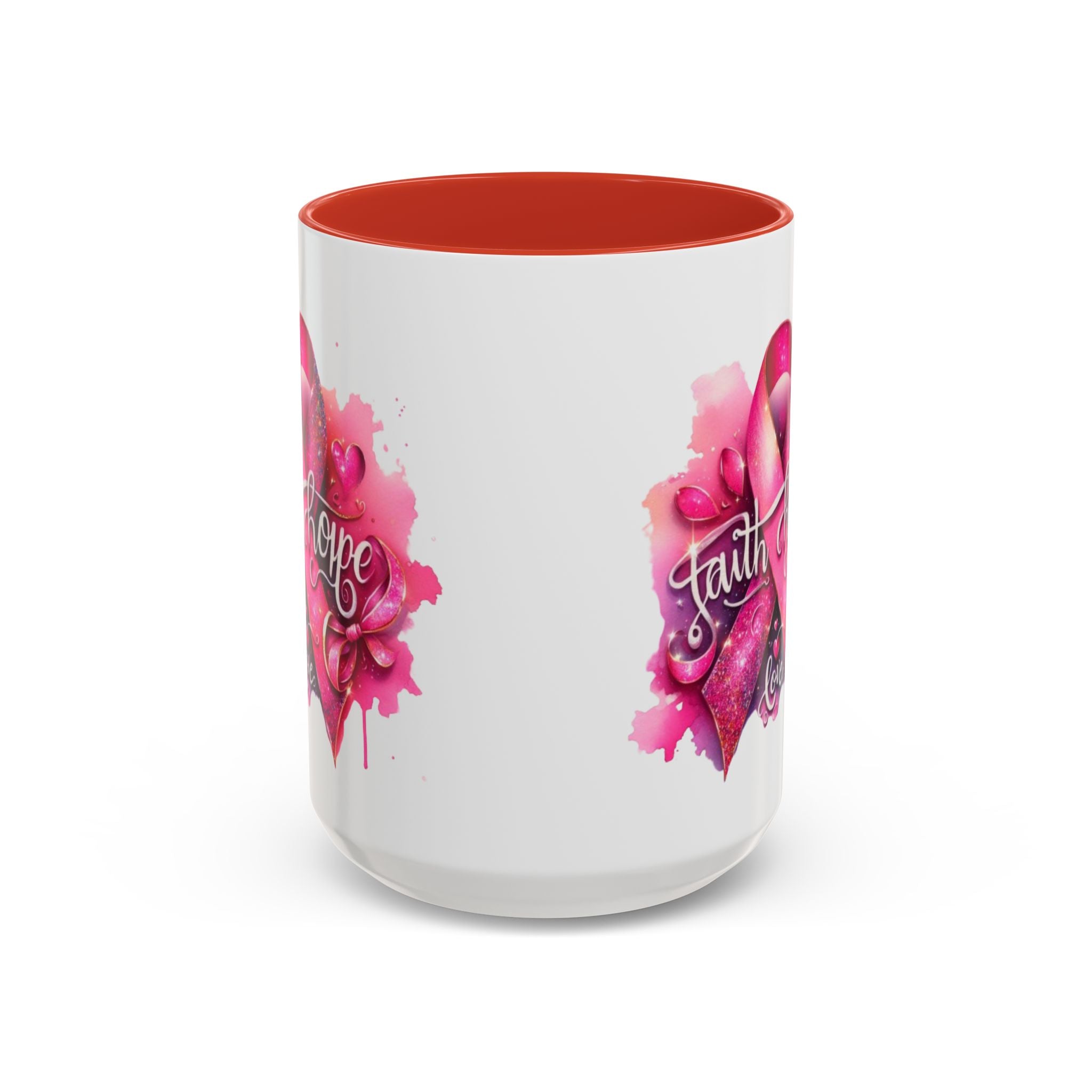 Cancer awareness Inspirational Hope & Faith and Love Coffee Mug