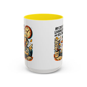 Funny Office Duck Coffee Mug | Perfect Gift for Office Workers, Desk Jokes, Humor, Funny Barista Mug, Creative Gift Idea