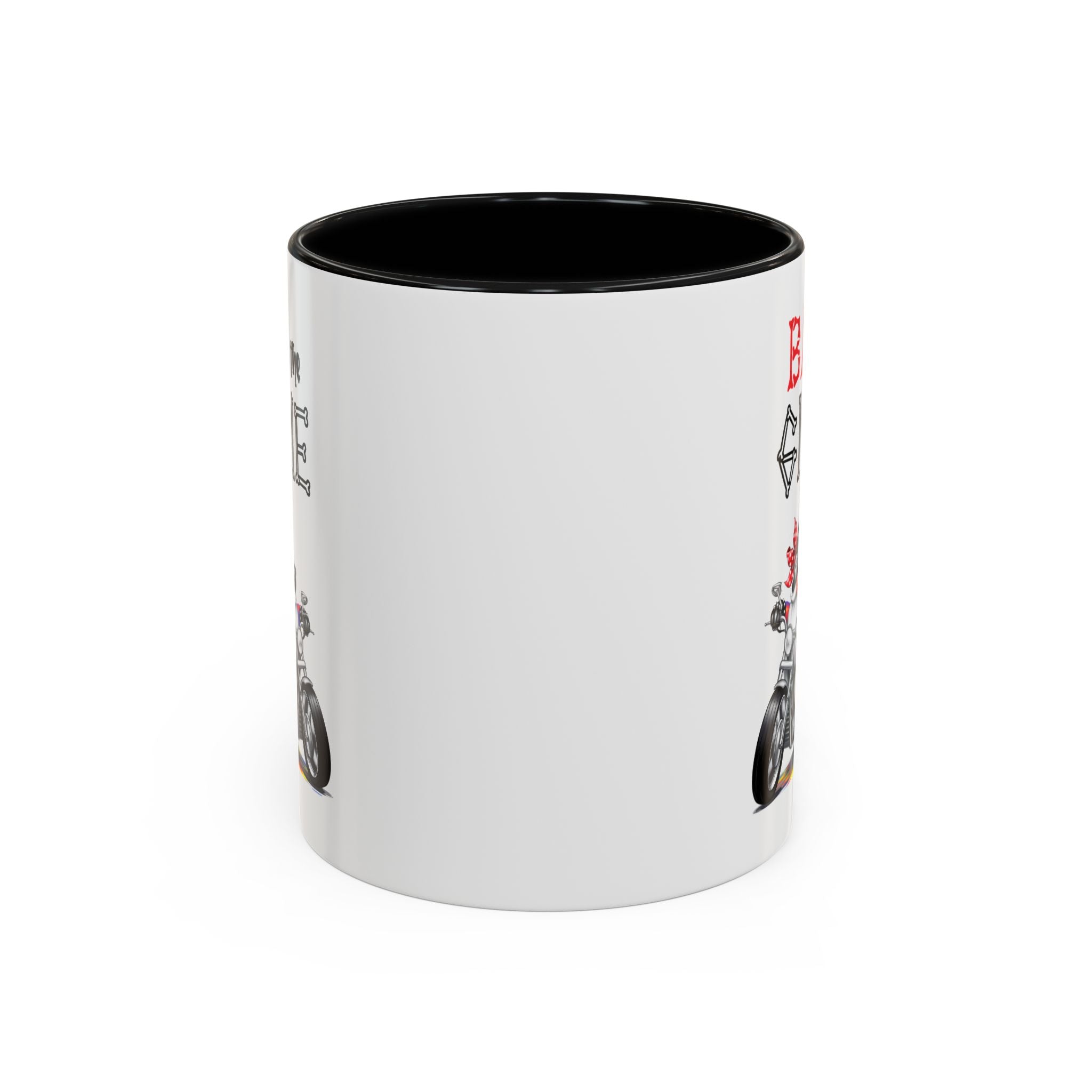 Bad to the Gnome Coffee Mug - 11oz & 15oz Accent Mugs for Bikers & Gnome Lovers