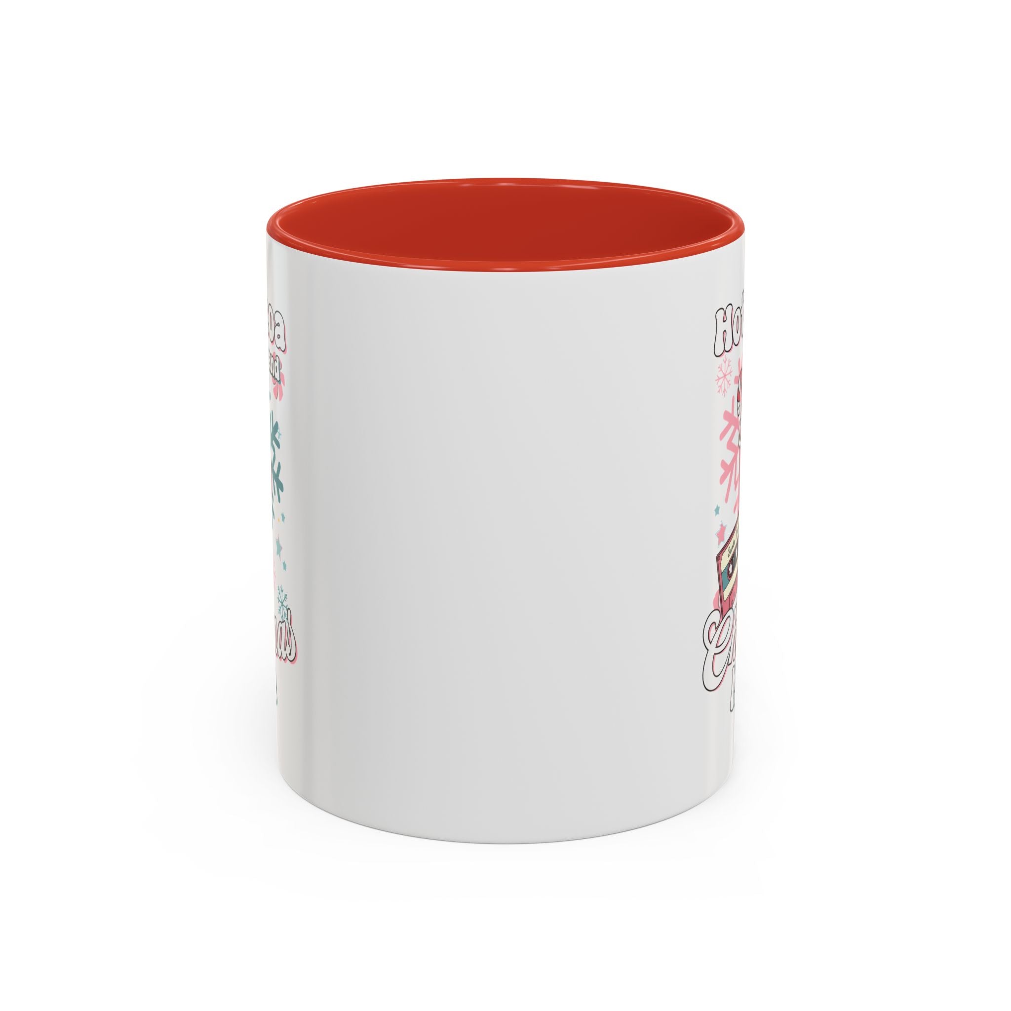 Hot Cocoa & Christmas Movie Mug, Cozy Holiday Cup, Winter Gift, Festive Beverage Container, Cute Coffee Mug