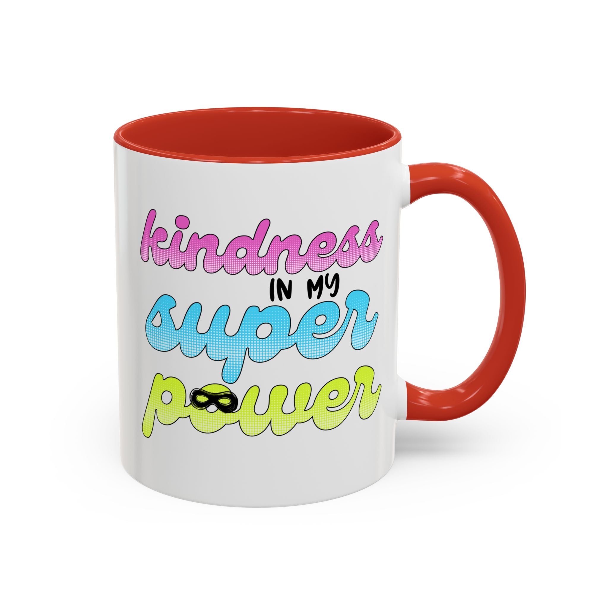 Kindness Superpower Coffee Mug, Inspirational Gift for Friends, Motivational Work Mug, Cute Drinkware for All Occasions, Unique