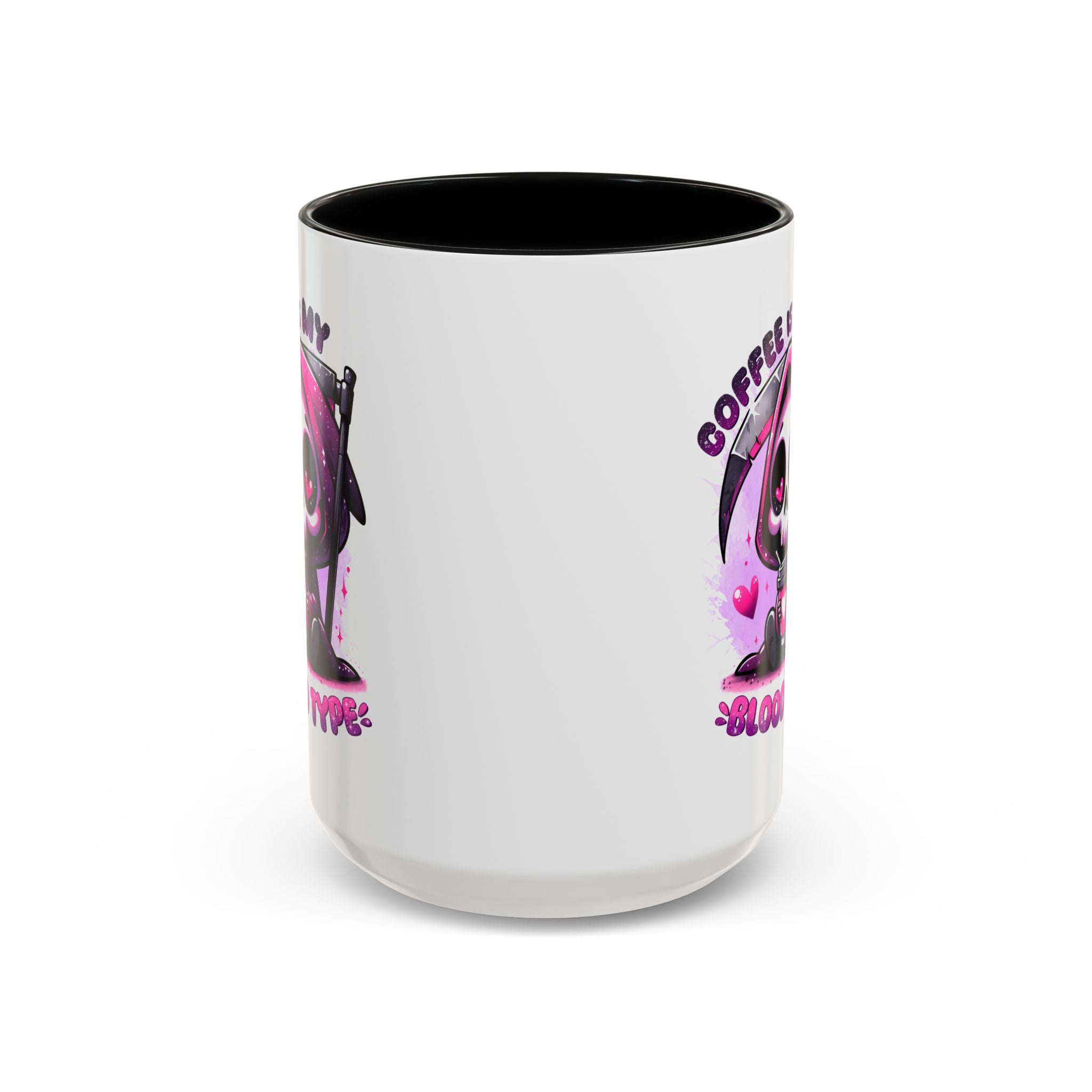 my blood type is coffee Accent Coffee Mug (11, 15oz) by abc school fundraiser