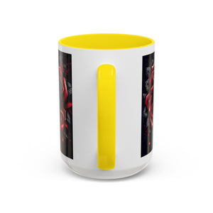 Gothic Vampire Rose Coffee Mug | Perfect for Halloween, Unique Gift, Dark Aesthetic, Gothic Decor, Horror Collectible